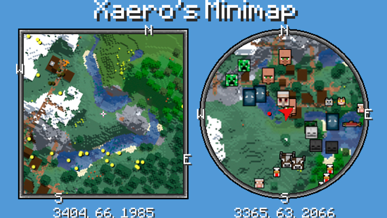мод Xaero's Minimap