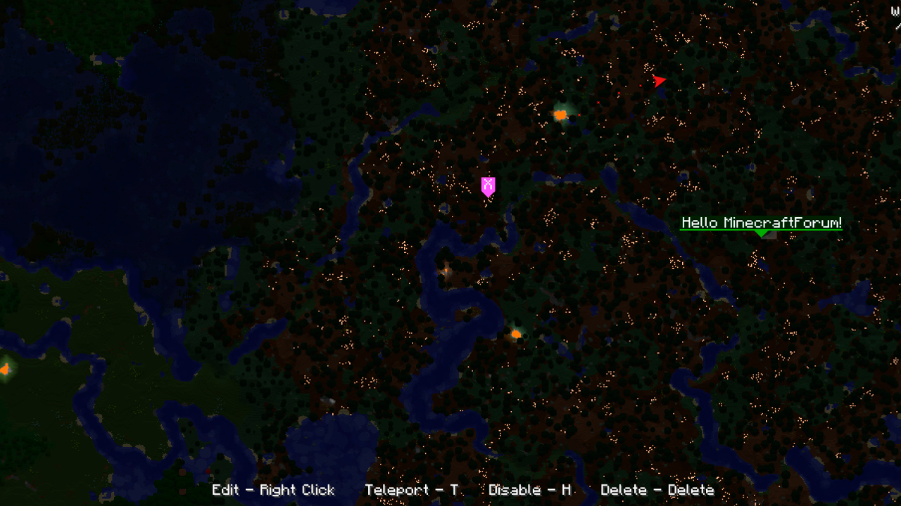 мод Xaero's World Map