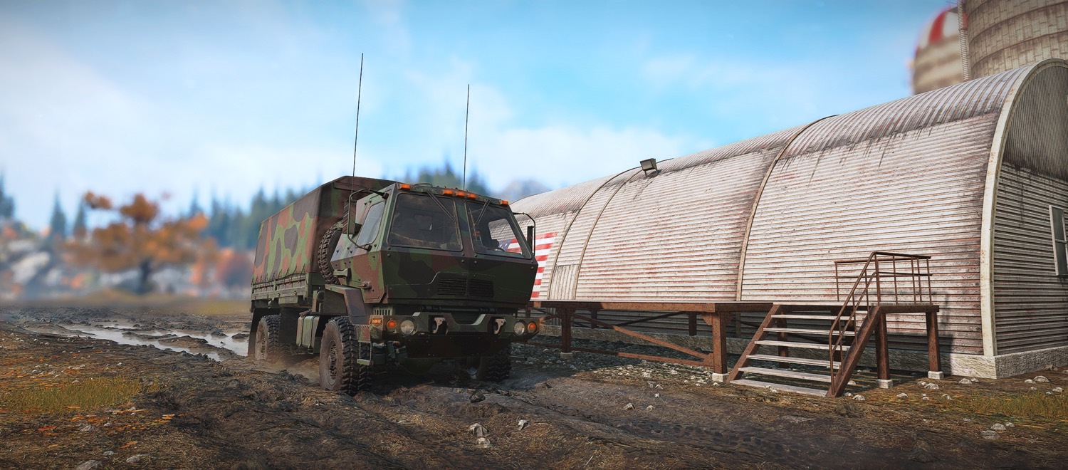 бронеавтомобиль RNG HMV 4x4 в SnowRunner