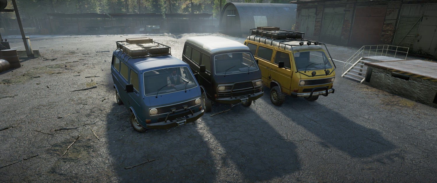 фургоны WM T3 4x4 для разведки в SnowRunner