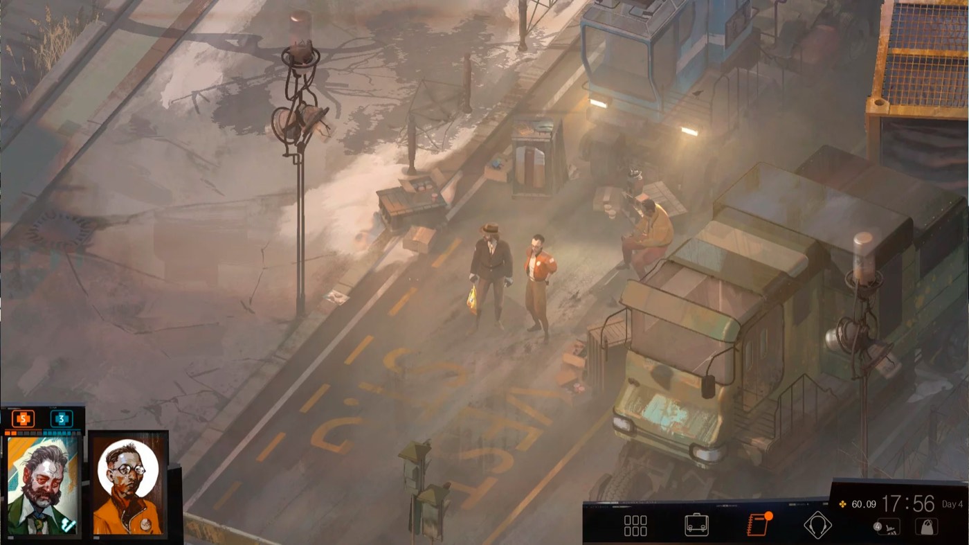 Главные герои детективной RPG Disco Elysium