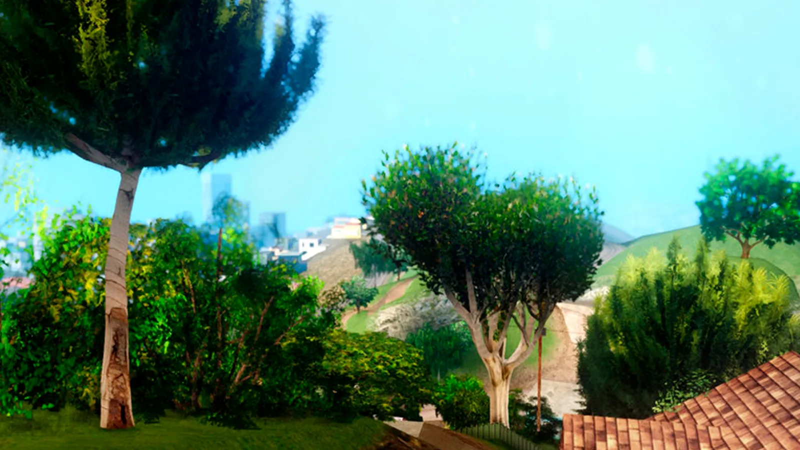 Обновлённая растительность Insanity Vegetation в GTA San Andreas