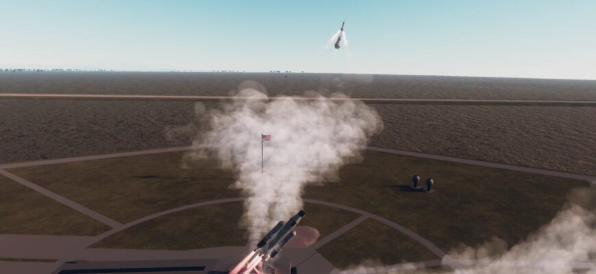 Запуск ракеты в Kerbal Space Program