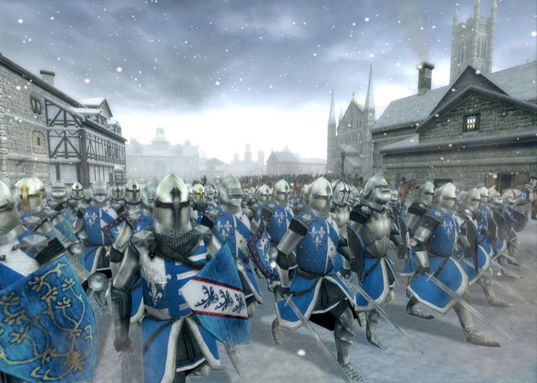 Армия рыцарей в Total War: Medieval II
