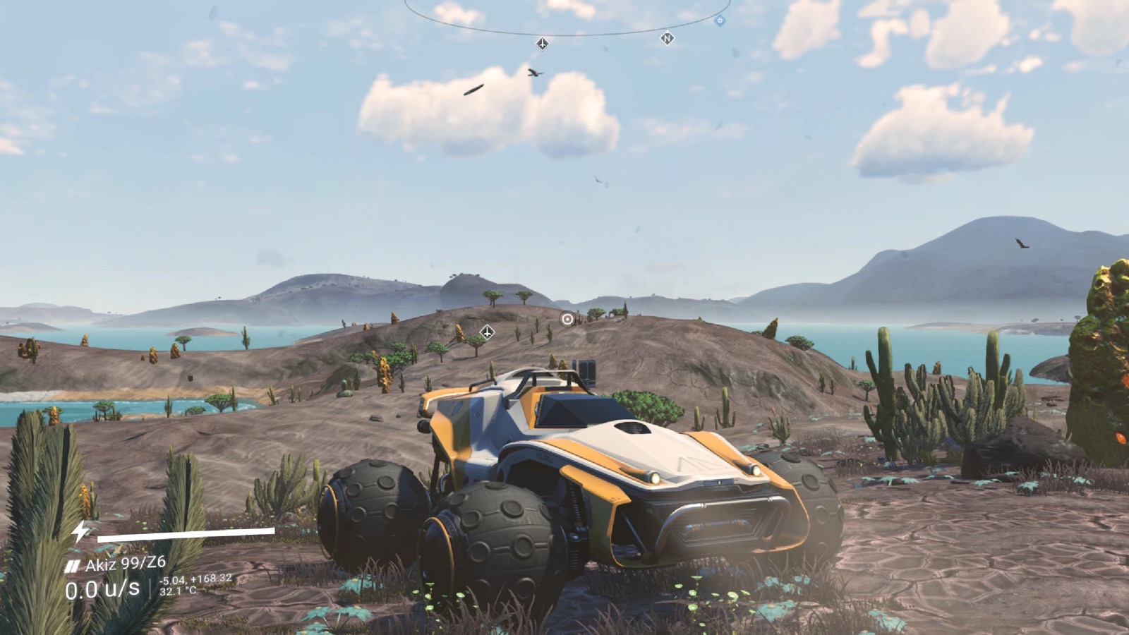 Экзокрафт на поверхности планеты в No Man’s Sky