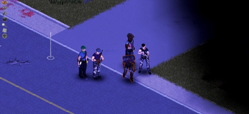 Группа выживших из мода Bandits Creator для Project Zomboid