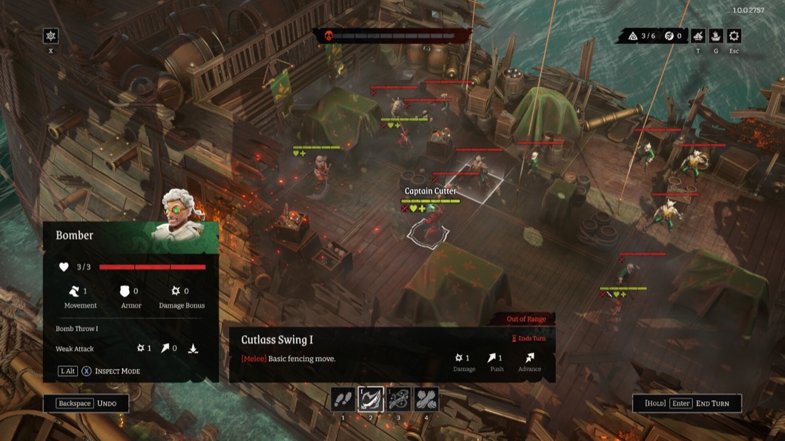 Пошаговый абордаж в тактической RPG Rogue Waters