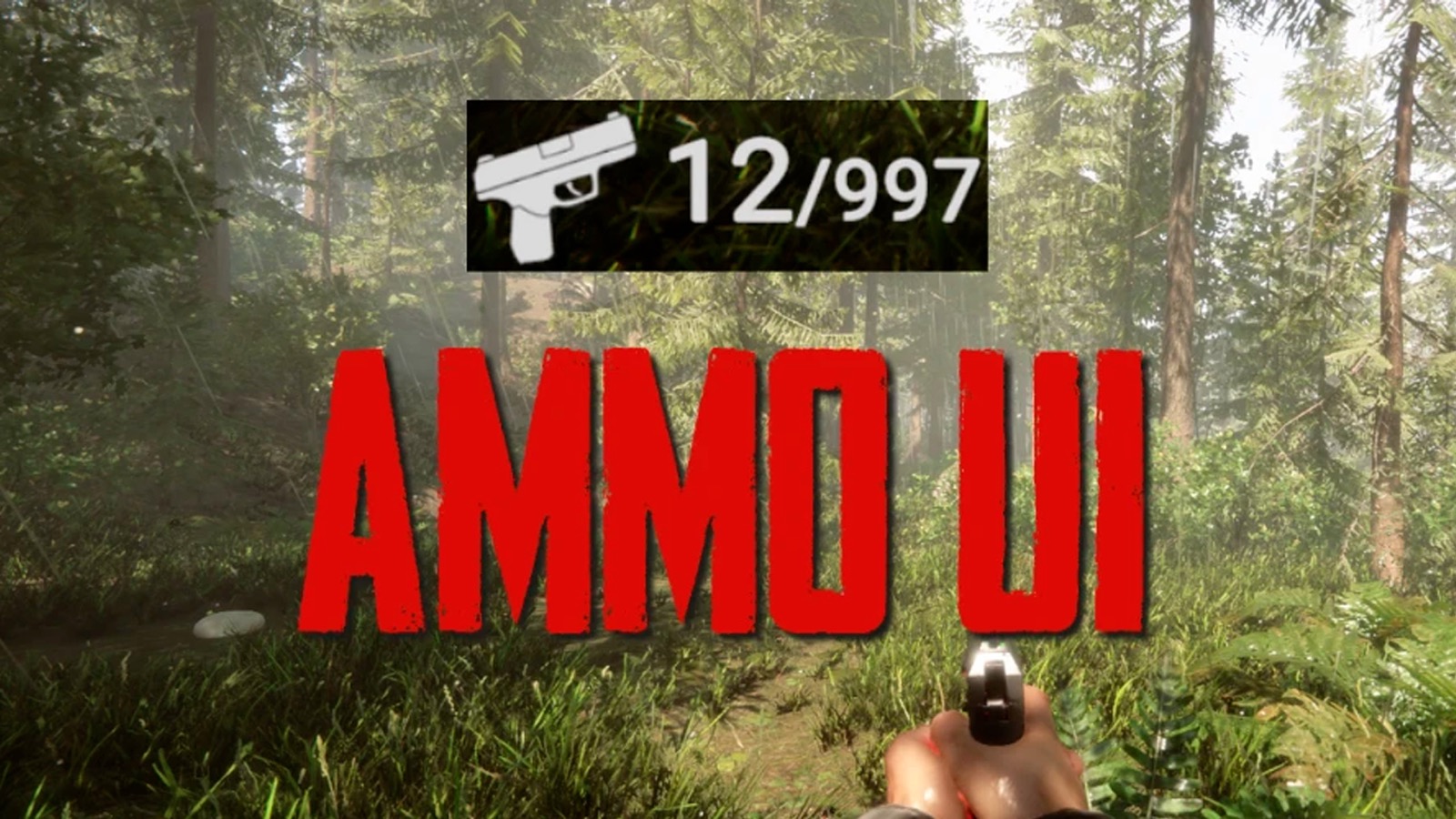 Счётчик патронов AmmoGui в Sons of the Forest