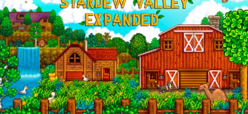 Обложка подборки лучших модов для Stardew Valley