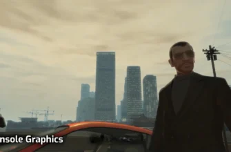 Нико Беллик на фоне Либерти-Сити с Console Visuals