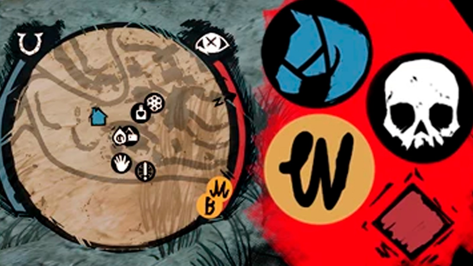 Перерисованные радар и иконки Hand-Drawn Radar and Icons