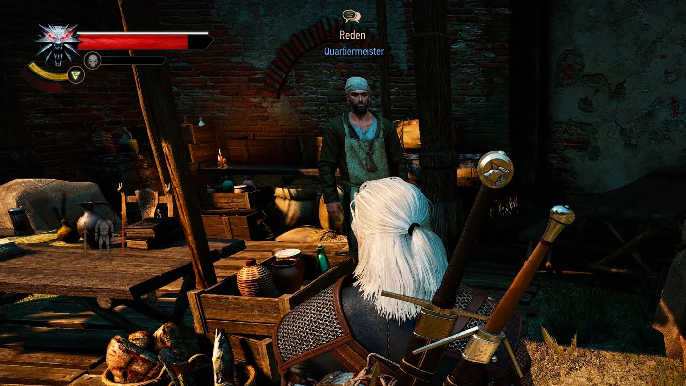 Геральт у квартирмейстера во Вроницах — The Gwent Card Dealer